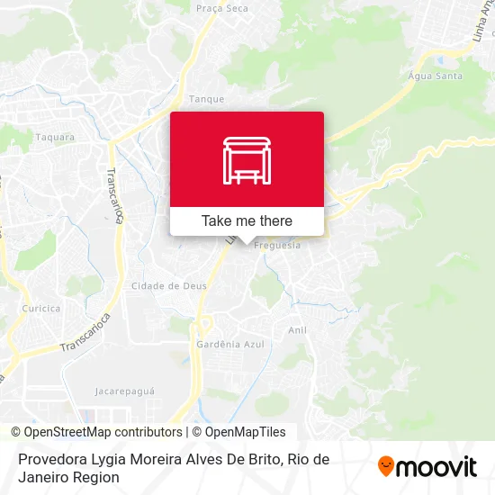 Provedora Lygia Moreira Alves De Brito map