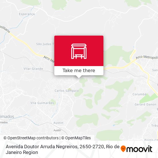 Avenida Doutor Arruda Negreiros, 2650-2720 map