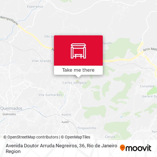 Avenida Doutor Arruda Negreiros, 36 map