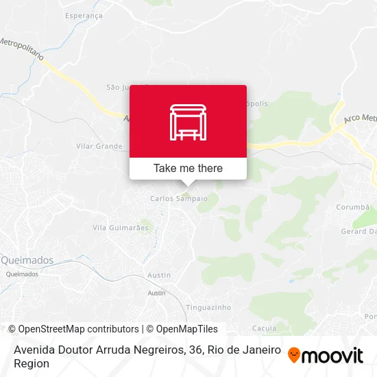Avenida Doutor Arruda Negreiros, 36 map