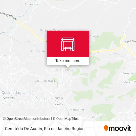 Cemitério De Austin map