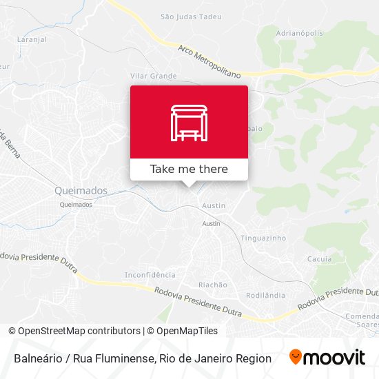 Balneário / Rua Fluminense map