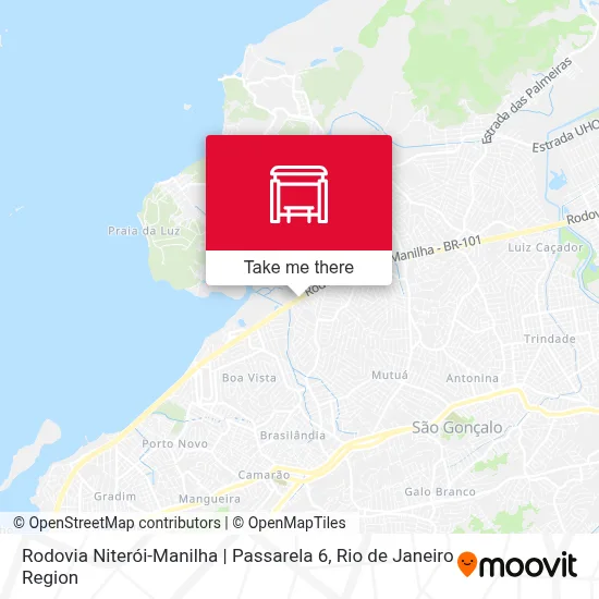 Rodovia Niterói-Manilha | Passarela 6 map