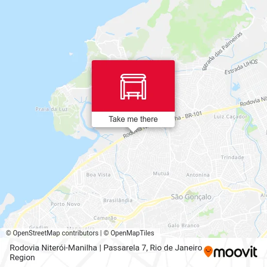 Rodovia Niterói-Manilha | Passarela 7 map