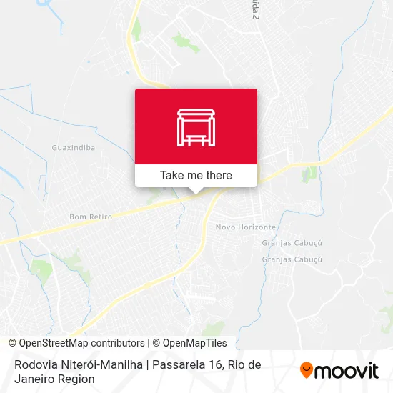 Rodovia Niterói-Manilha | Passarela 16 map