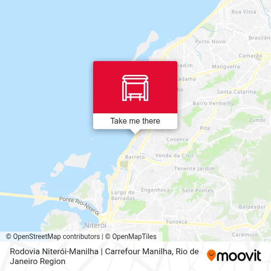 Rodovia Niterói-Manilha | Carrefour Manilha map