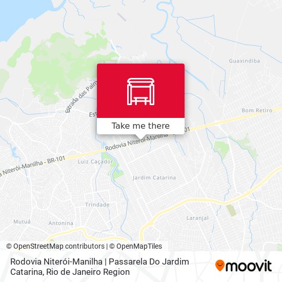 Rodovia Niterói-Manilha | Passarela Do Jardim Catarina map