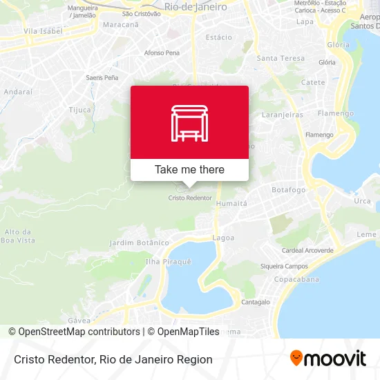 Cristo Redentor map