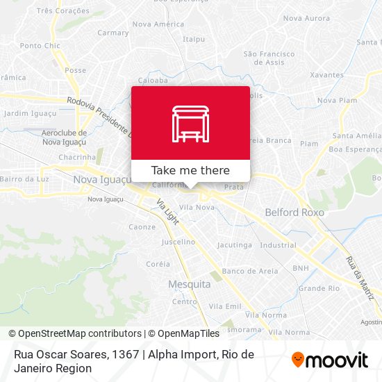 Mapa Rua Oscar Soares, 1367 | Alpha Import