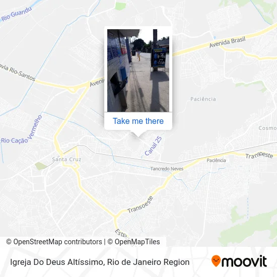 Igreja Do Deus Altíssimo map