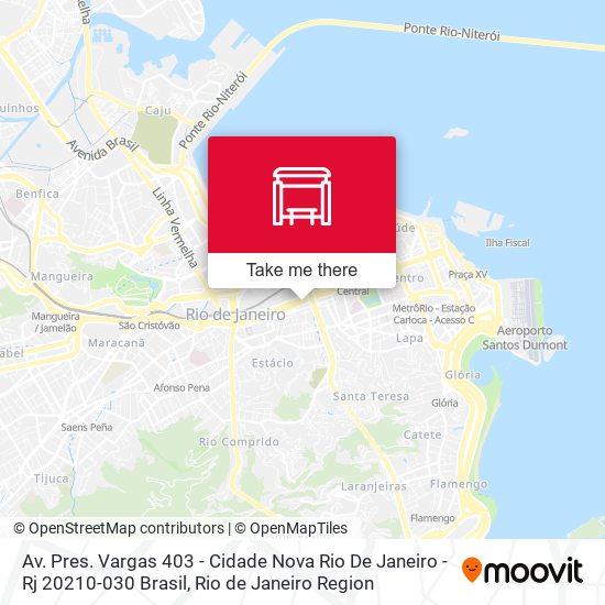 Av. Pres. Vargas 403 - Cidade Nova Rio De Janeiro - Rj 20210-030 Brasil map