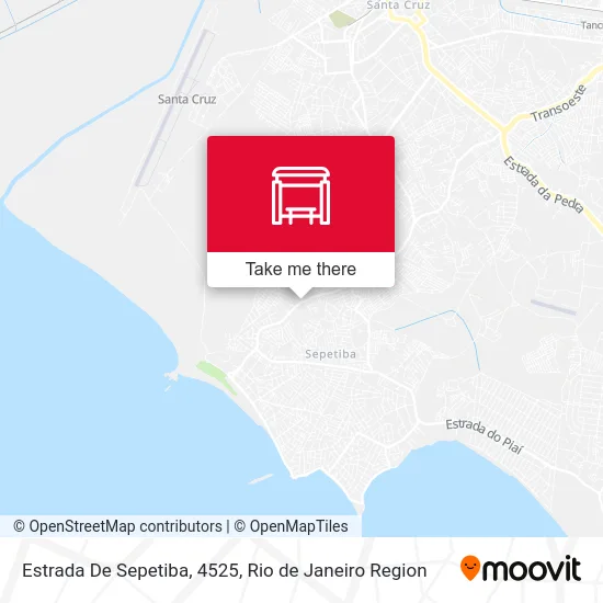 Estrada De Sepetiba, 4525 map