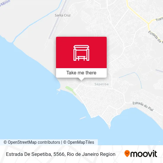 Estrada De Sepetiba, 5566 map