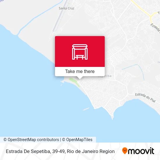 Estrada De Sepetiba, 39-49 map