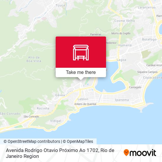 Avenida Rodrigo Otavio Próximo Ao 1702 map
