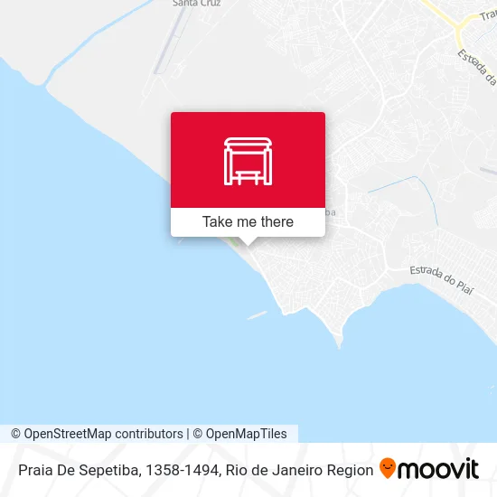 Praia De Sepetiba, 1358-1494 map