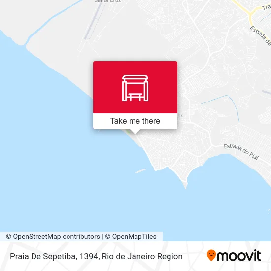 Praia De Sepetiba, 1394 map