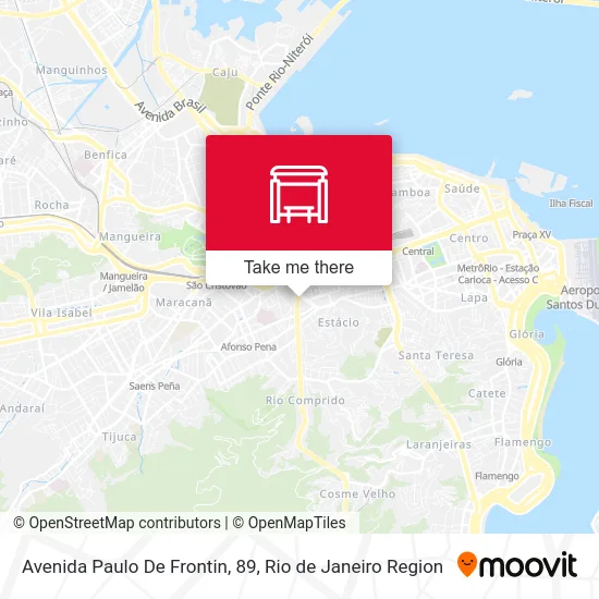 Avenida Paulo De Frontin, 89 map