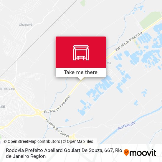 Rodovia Prefeito Abeilard Goulart De Souza, 667 map