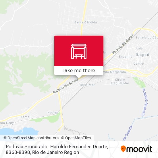Rodovia Procurador Haroldo Fernandes Duarte, 8360-8390 map