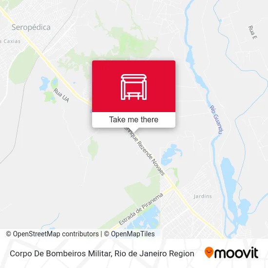 Corpo De Bombeiros Militar map