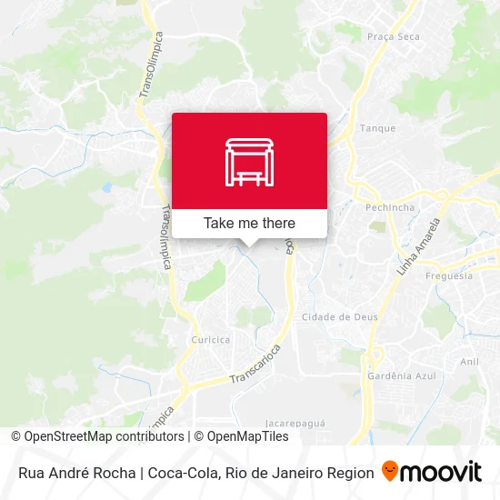Rua André Rocha | Coca-Cola map