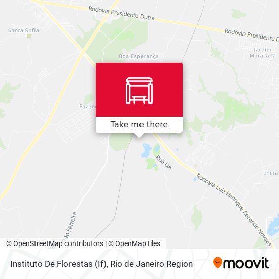 Instituto De Florestas (If) map