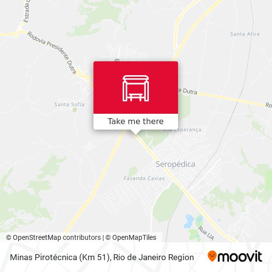Minas Pirotécnica (Km 51) map