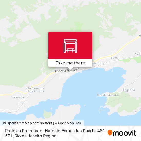Rodovia Procurador Haroldo Fernandes Duarte, 481-571 map