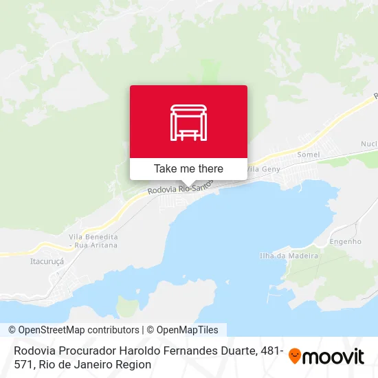 Rodovia Procurador Haroldo Fernandes Duarte, 481-571 map