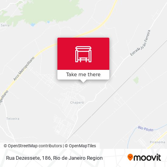 Rua Dezessete, 186 map