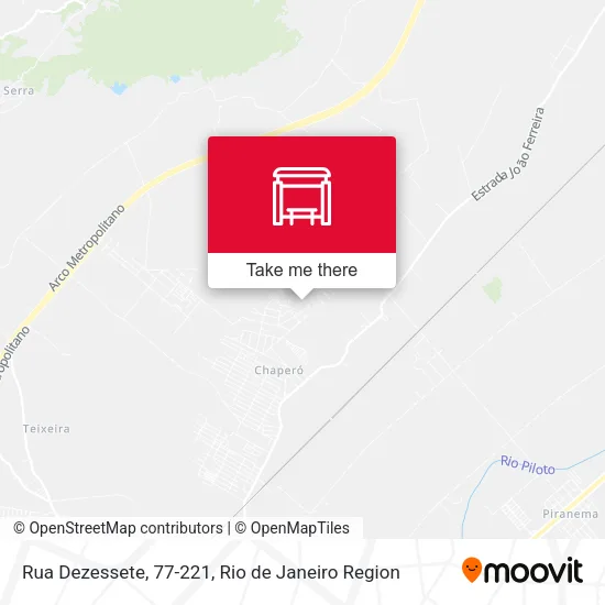 Rua Dezessete, 77-221 map