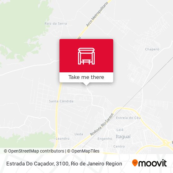 Estrada Do Caçador, 3100 map