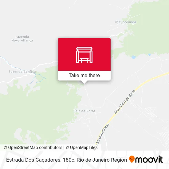 Estrada Dos Caçadores, 180c map