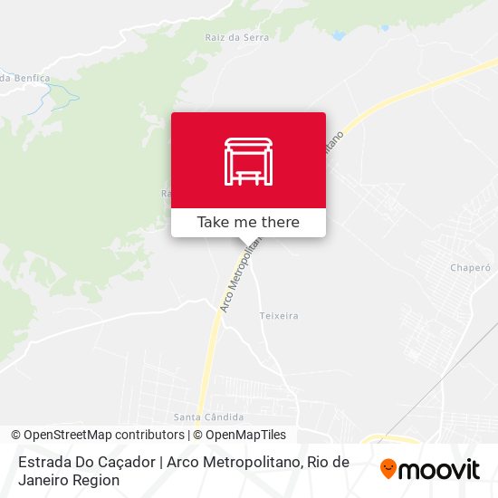 Estrada Do Caçador | Arco Metropolitano map