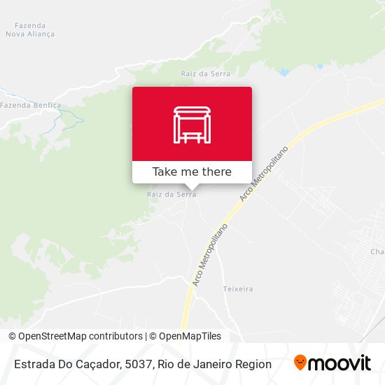Estrada Do Caçador, 5037 map
