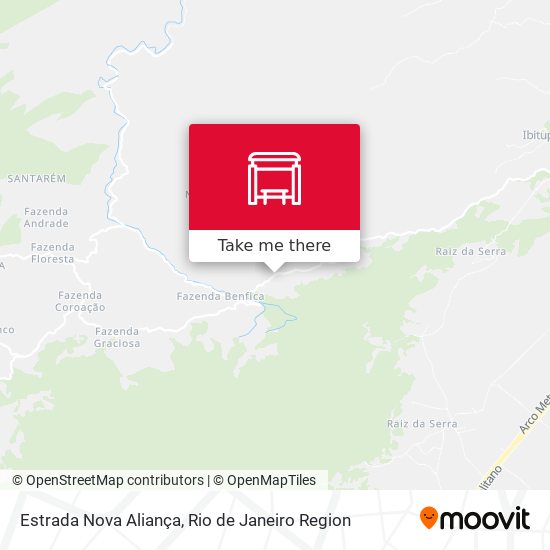 Estrada Nova Aliança map