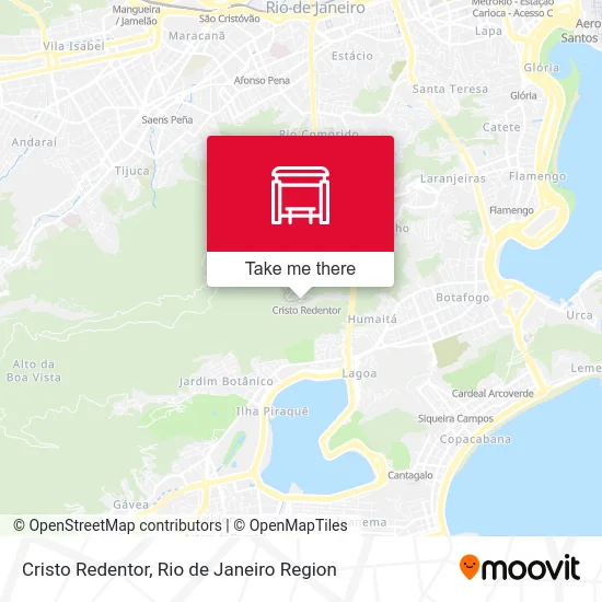 Cristo Redentor map