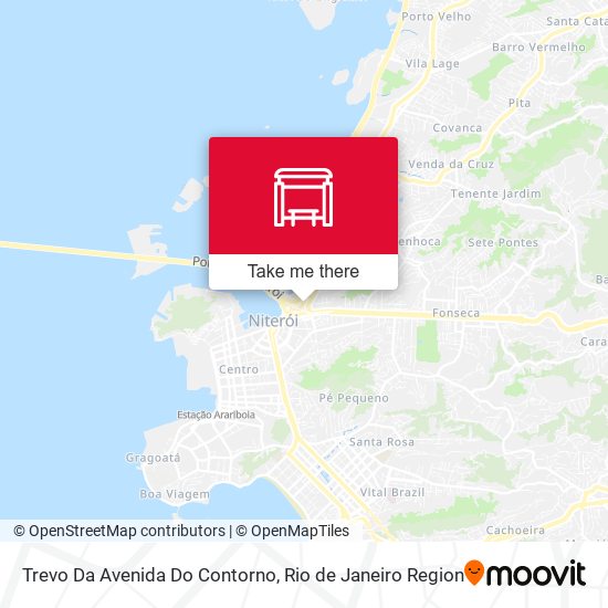 Trevo Da Avenida Do Contorno map