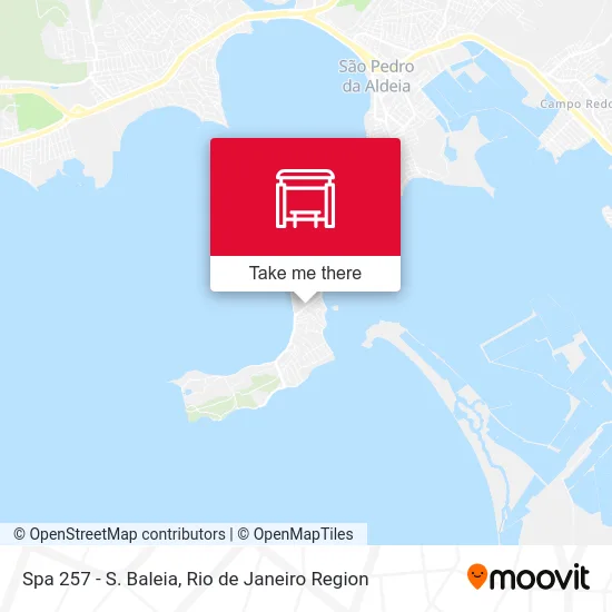 Spa 257 - S. Baleia map