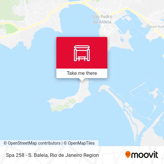 Spa 258 - S. Baleia map