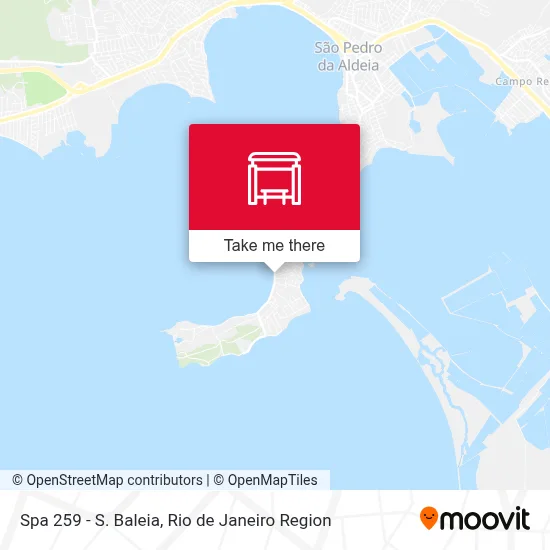 Spa 259 - S. Baleia map