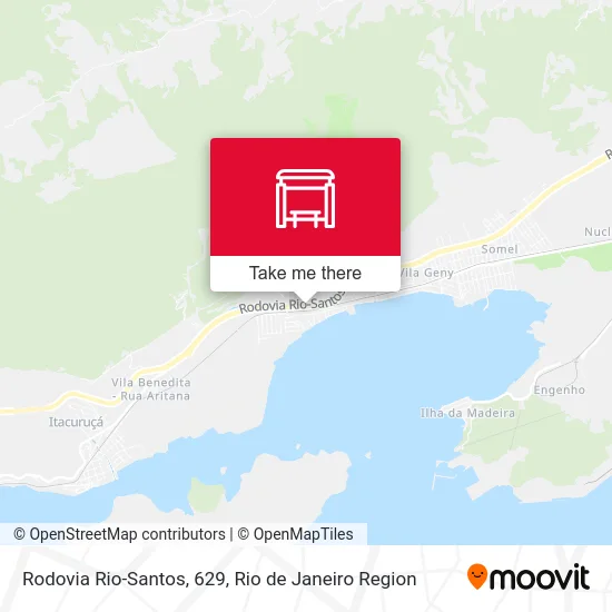 Rodovia Rio-Santos, 629 map