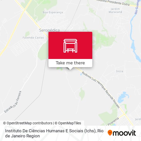 Instituto De Ciências Humanas E Sociais (Ichs) map