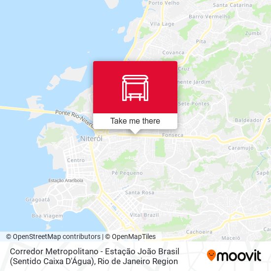 Corredor Metropolitano - Estação João Brasil (Sentido Caixa D'Água) map