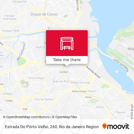 Estrada Do Pôrto Velho, 260 map