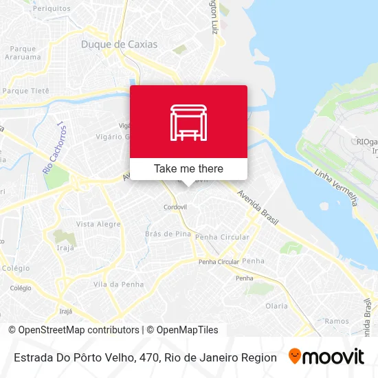 Estrada Do Pôrto Velho, 470 map