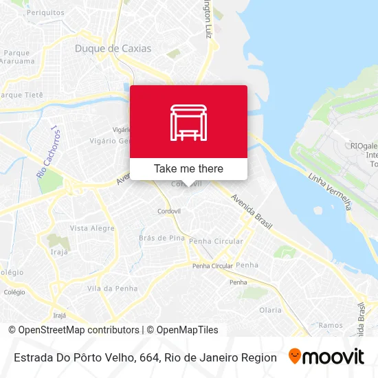 Estrada Do Pôrto Velho, 664 map