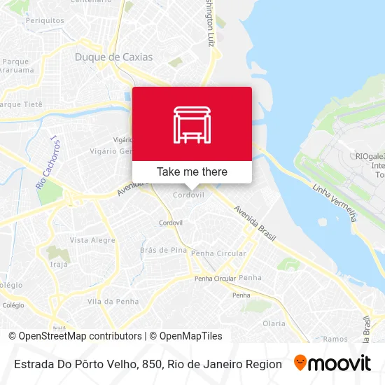 Estrada Do Pôrto Velho, 850 map