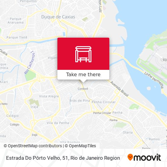 Estrada Do Pôrto Velho, 51 map